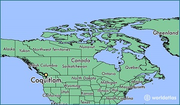 Coquitlam map