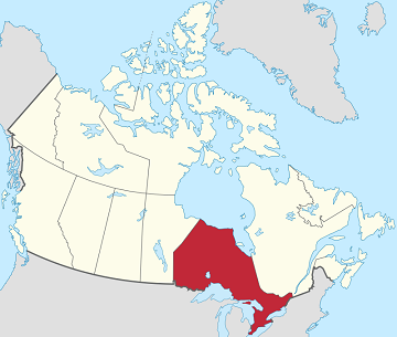 ontario canada mappa small