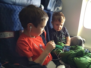 kids on a plane